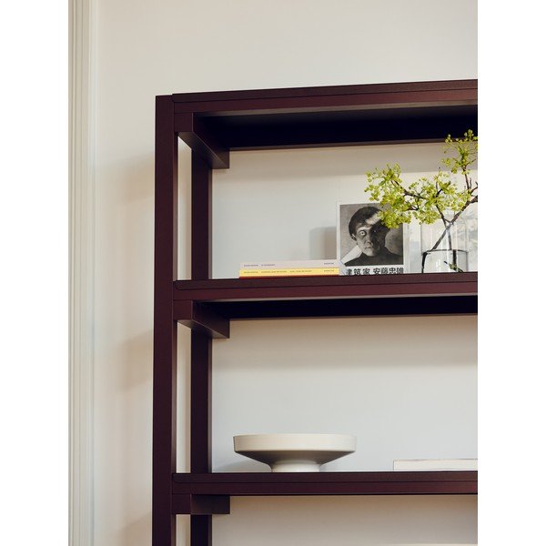 Bordo dižskābarža masīvkoka plaukts 184x180x37 cm Noru – noo.ma-image-1