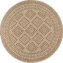 Bēšs apaļš iekštelpu un āra paklājs ø 160 cm Mira 1452 – Ayyildiz Carpets