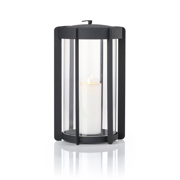 Melna LED laterna ar USB (augstums 35 cm) Firefly – Zone-image-2