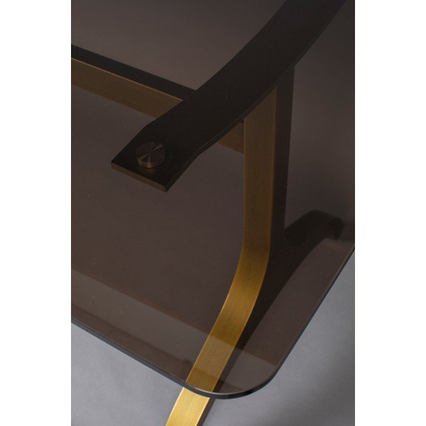 Ēdamgalds ar stikla virsmu Dutchbone Sansa, 180 x 90 cm-image-1