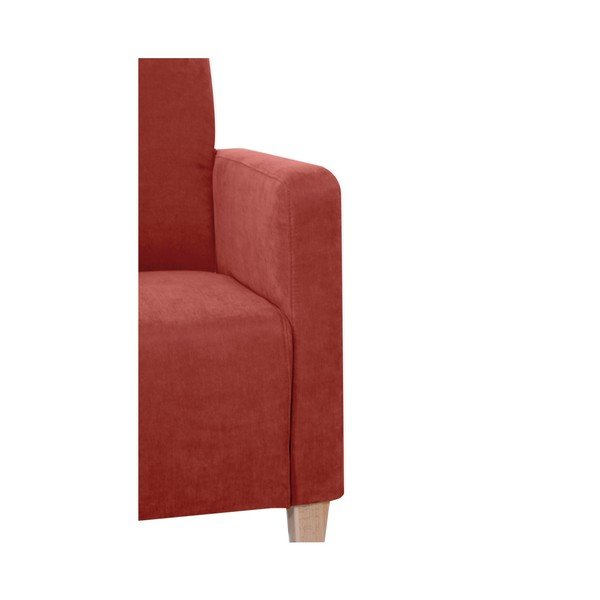 Ķieģeļu sarkanais krēsls Max Winzer Milla Velor-image-3