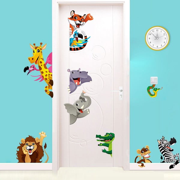 Sienas uzlīmju komplekts Ambiance Jungle-image-1