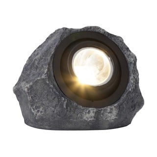 Āra akmens ar LED gaismu un saules baterijām Star Trading Rocky, augstums 16 cm