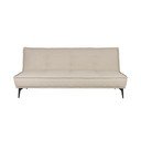 Bēšs salokāms dīvāns no buklē auduma 184 cm Cielke – White Label