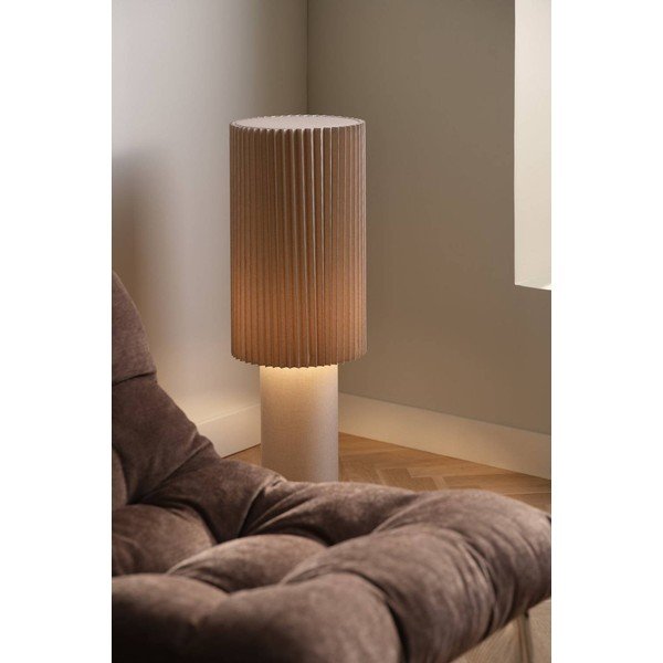 Bēša tekstila stāvlampa (augstums 80 cm) Harriet – Jotex-image-1
