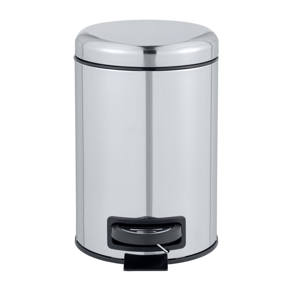 Sudraba atkritumu tvertne ar pedāli Wenko Leman, 3 l-image-2