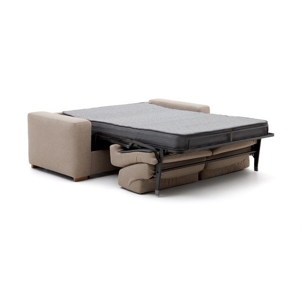 Bēšs izvelkamais dīvāns 244 cm Anley – Kave Home-image-3