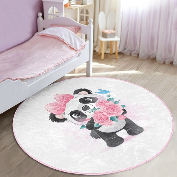 Balts bērnu paklājs ø 100 cm Comfort – Mila Home-image-1