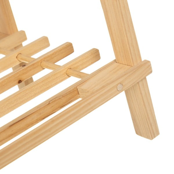 Dabīga toņa egles masīvkoka apavu plaukts Natural Way – Casa Selección-image-3