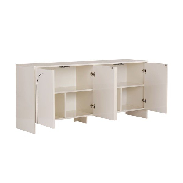 Krēmkrāsas kumode 180x80x45 cm Arlen  – Kalune Design-image-4