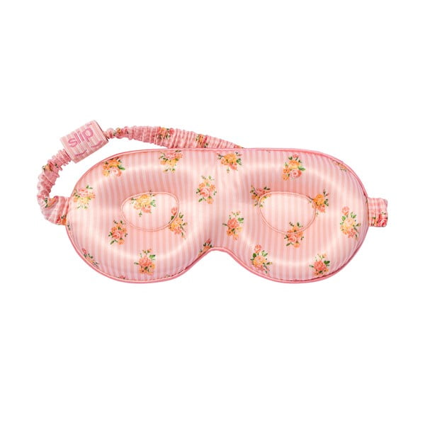 Oranža/rozā zīda miega maska Contour Petal – slip