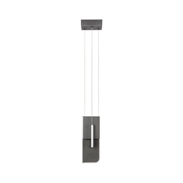 Gaiši pelēka metāla LED piekaramā lampa ar regulējamu spilgtumu Totem – Nova Luce