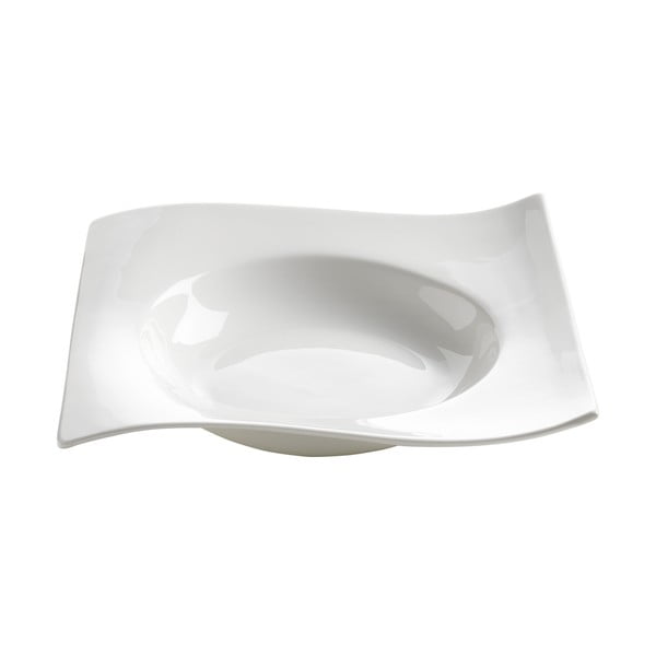 Balts zupas porcelāna šķīvis Motion – Maxwell & Williams