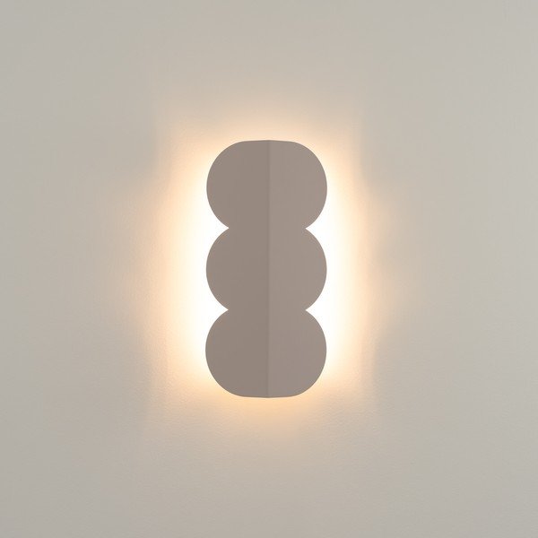 Pelēkbrūna alumīnija sienas lampa BISCUIT – Thoro-image-2