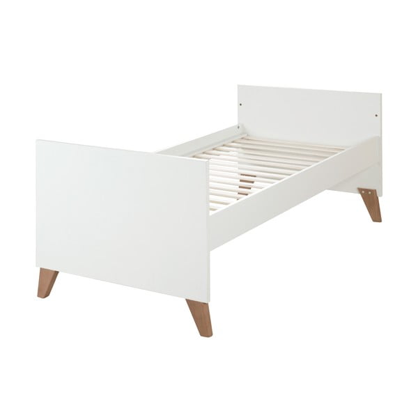 Balta/dabīga toņa bērnu gultiņa 70x140 cm Ole – Roba-image-4