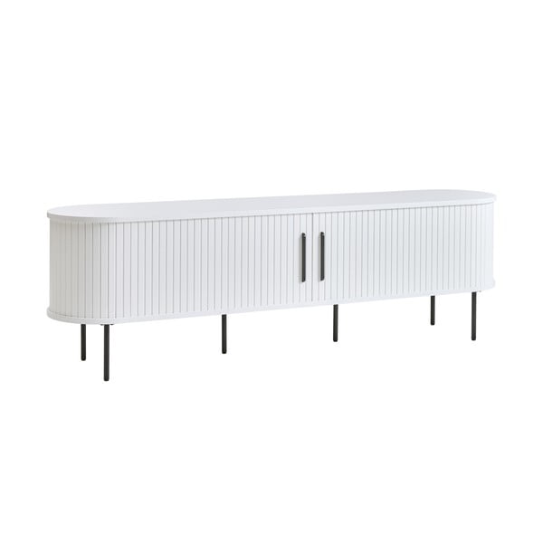 Balts TV galdiņš 180x56x45 cm Nola – Unique Furniture-image-3