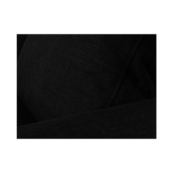 Melns stūra dīvāns ar atpūtas krēslu labajā pusē Mazzini Sofas Iris-image-4