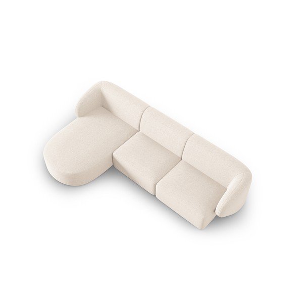 Krēmkrāsas stūra dīvāns (ar kreiso stūri) Shane – Micadoni Home-image-3