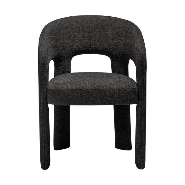 Melns ēdamistabas krēsls ar roku balstiem Splendor – DAN-FORM Denmark-image-1