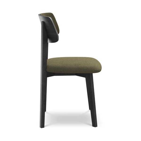 Zaļš masīvkoka pusdienu krēsls Niu – Makamii-image-2