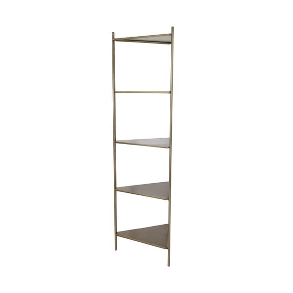 Metāla grāmatplaukts zelta krāsā 58,5x200 cm Display – Light & Living-image-1