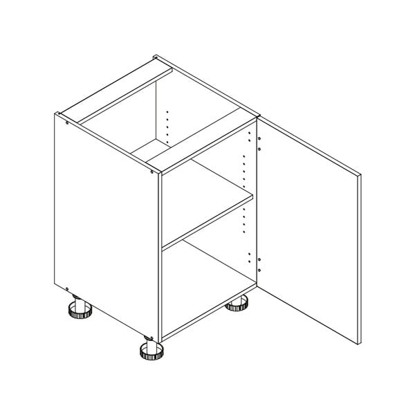 Apakšējais virtuves skapītis (platums 60 cm) Aden – STOLKAR-image-2