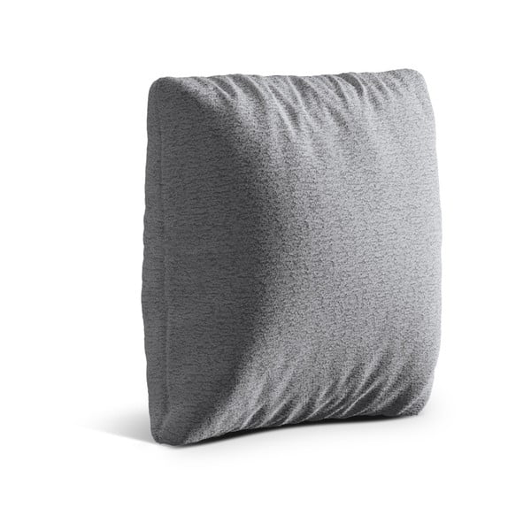 Gaiši pelēks dīvāna spilvens no buklē auduma Kemi – Cosmopolitan Design-image-1