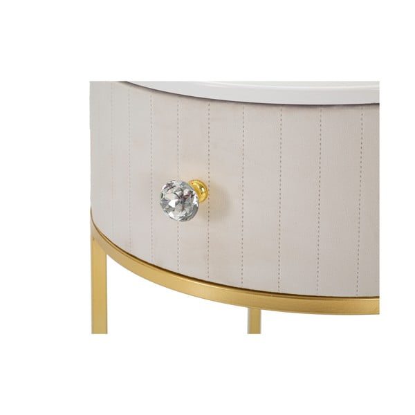 Bēšs naktsgaldiņš Montpellier – Mauro Ferretti-image-4