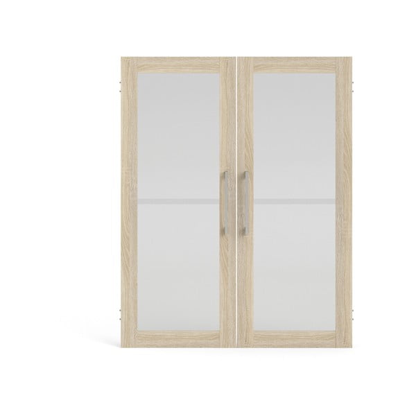 Dabīga toņa durvis moduļu plauktu sistēmai ar ozolkoka imitāciju 84x105 cm Prima – Tvilum-image-1