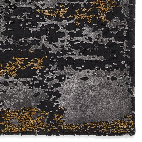 Melns/zelta krāsas paklājs 230x160 cm Craft – Think Rugs-image-3