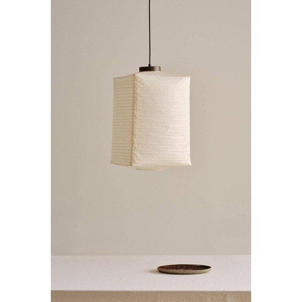 Bēša papīra piekaramā lampa ø 35 cm Sally – Jotex-image-2