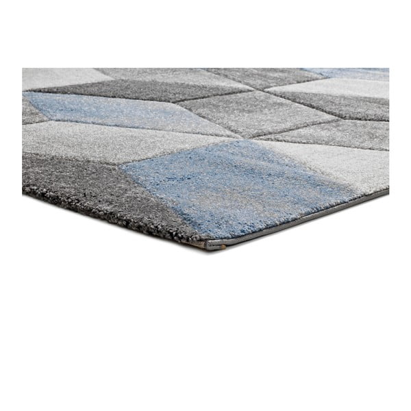 Zili pelēks paklājs Universal Indigo Azul Robo, 140 x 200 cm-image-2