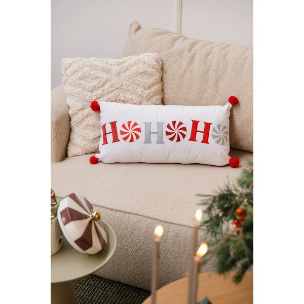 Samta dekoratīvais spilvens ar Ziemassvētku motīvu 60x30 cm Ho Ho Ho – Catherine Lansfield-image-3