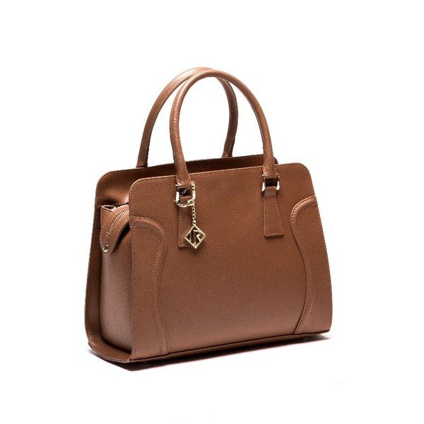 Ādas rokassoma Isabella Rhea 427 Cognac-image-1