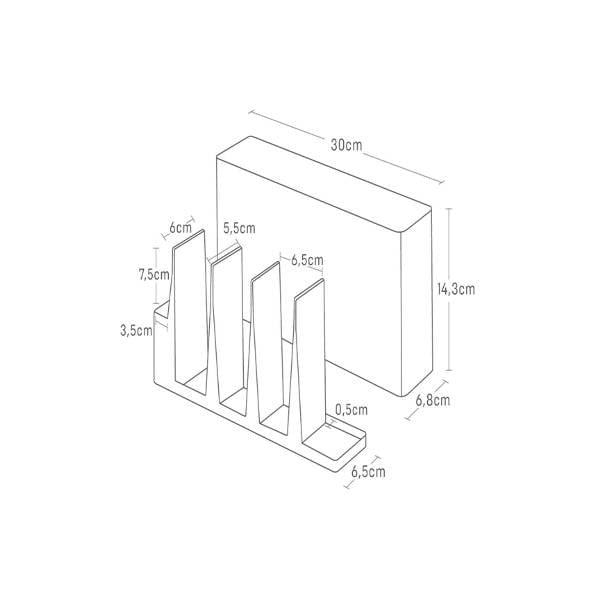 Metāla virtuves piederumu statīvs Tower – YAMAZAKI-image-4