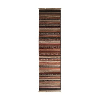 Tumšs rakstains paklājs Zuiver Nepal, 67 x 245 cm