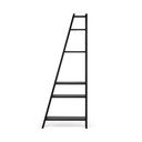 Melns grāmatu plaukts TemaHome Delta