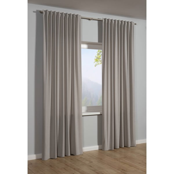 Pelēks aizkars 135x245 cm Kord – Sehlbach-image-1