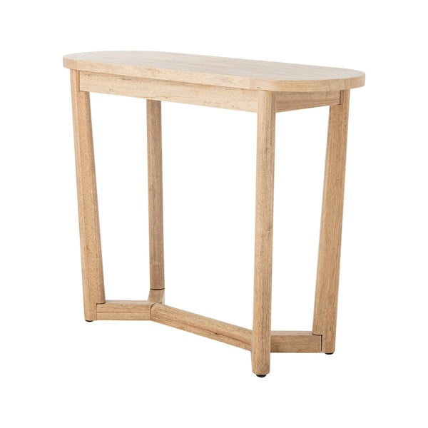 Dabīga toņa gumijkoka masīvkoka konsoles galds 35x100 cm Serrone – Bloomingville-image-2