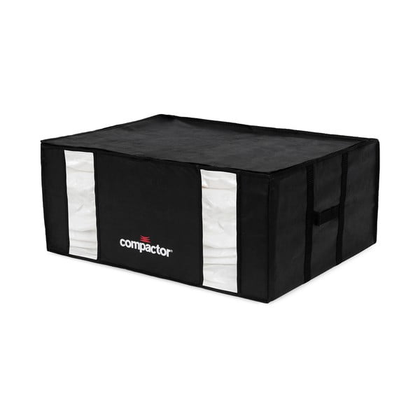 Melna vakuuma uzglabāšanas kaste Compactor Black Edition, tilpums 210 l