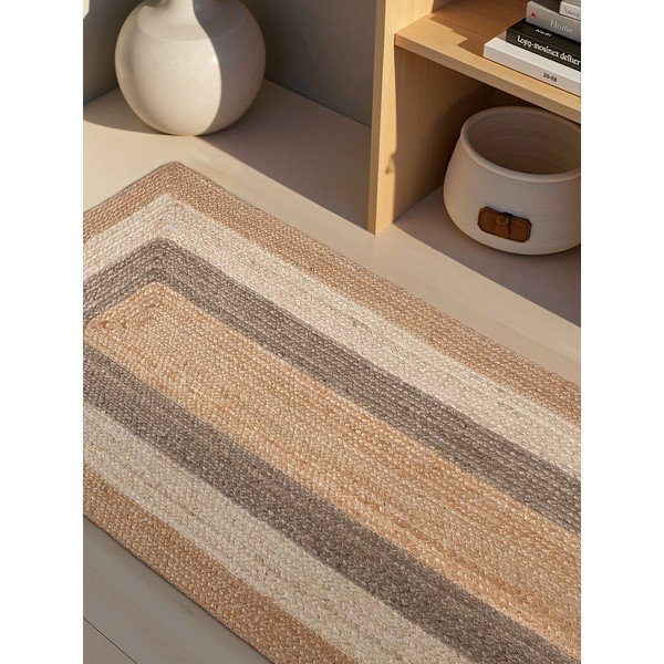 Divpusējs/ar rokām darināts džutas celiņa paklājs 80x200 cm Juno – Hanse Home-image-3