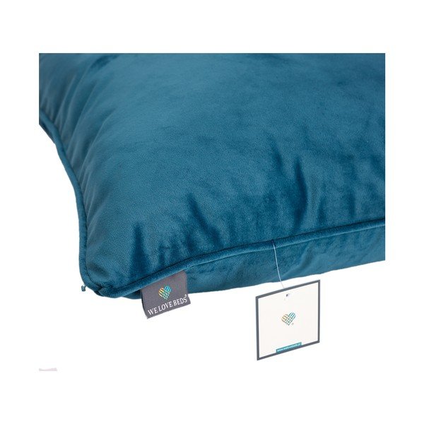 Petrolejas zaļa spilvendrāna WeLoveBeds Teal, 40 x 60 cm-image-1