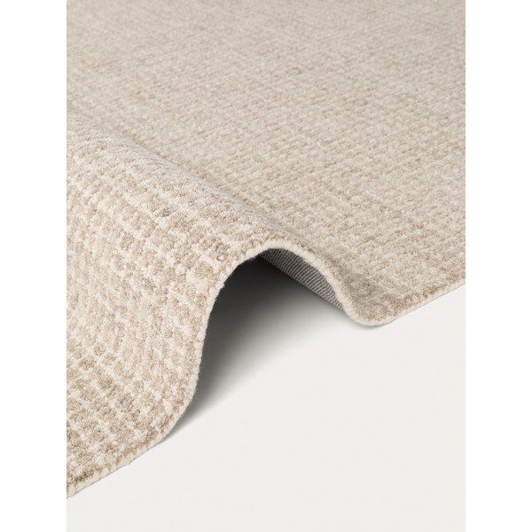 Bēšs vilnas apaļš paklājs ø 160 cm Eloise – Hanse Home-image-4