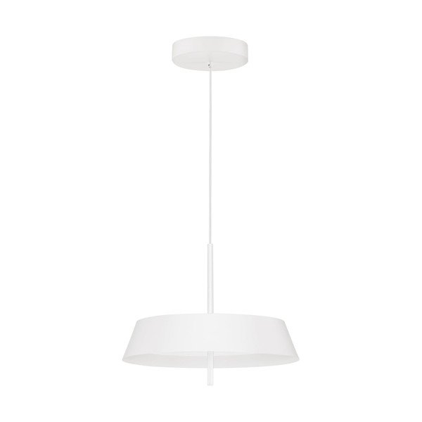 Balta alumīnija LED piekaramā lampa ar regulējamu spilgtumu ø 45 cm Velio – Nova Luce