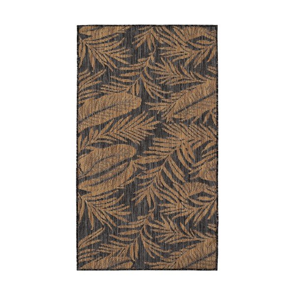 Melns/brūns iekštelpu un āra paklājs 60x100 cm Mira 1451 – Ayyildiz Carpets