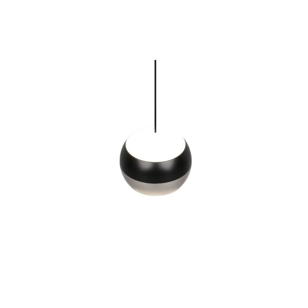 Melna/sudraba krāsas LED piekaramā lampa ø 15,5 cm Orbit – Trio Select-image-2