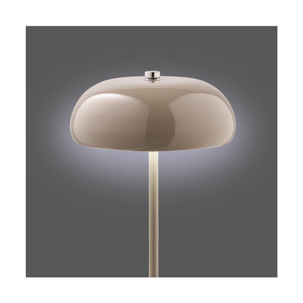 Pelēkbrūna metāla LED galda lampa (augstums 23 cm) Margate – House Nordic-image-4