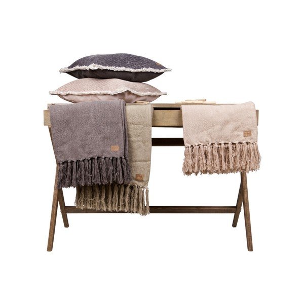 Gaiši zaļš BePureHome Rupjš pleds, 130 x 170 cm-image-2