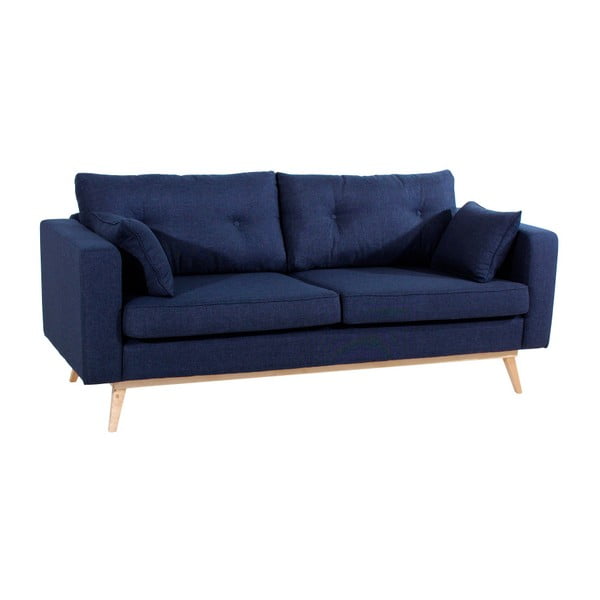 Tumši zils trīsvietīgs dīvāns Max Winzer Tomme
