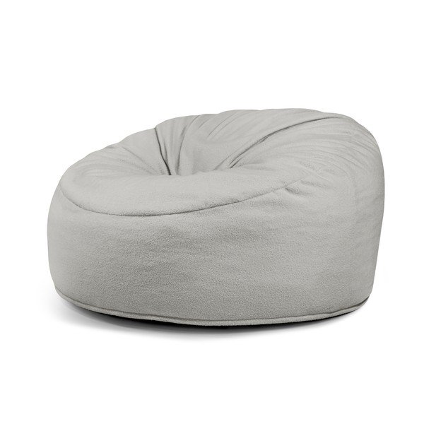 Gaiši pelēks sēžammaiss no buklē auduma Om 135 – SLOWDOWN